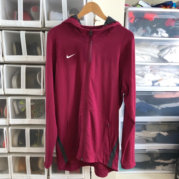 Nike Men’s Basketball Dri-Fit Zip Up Hoodie - Picture 1 of 6